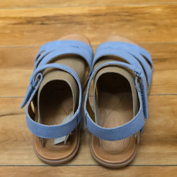 BOC by Born Hollyn Adjustable Strap Footbed Comfort Sandals Light Blue - Picture 5 of 12